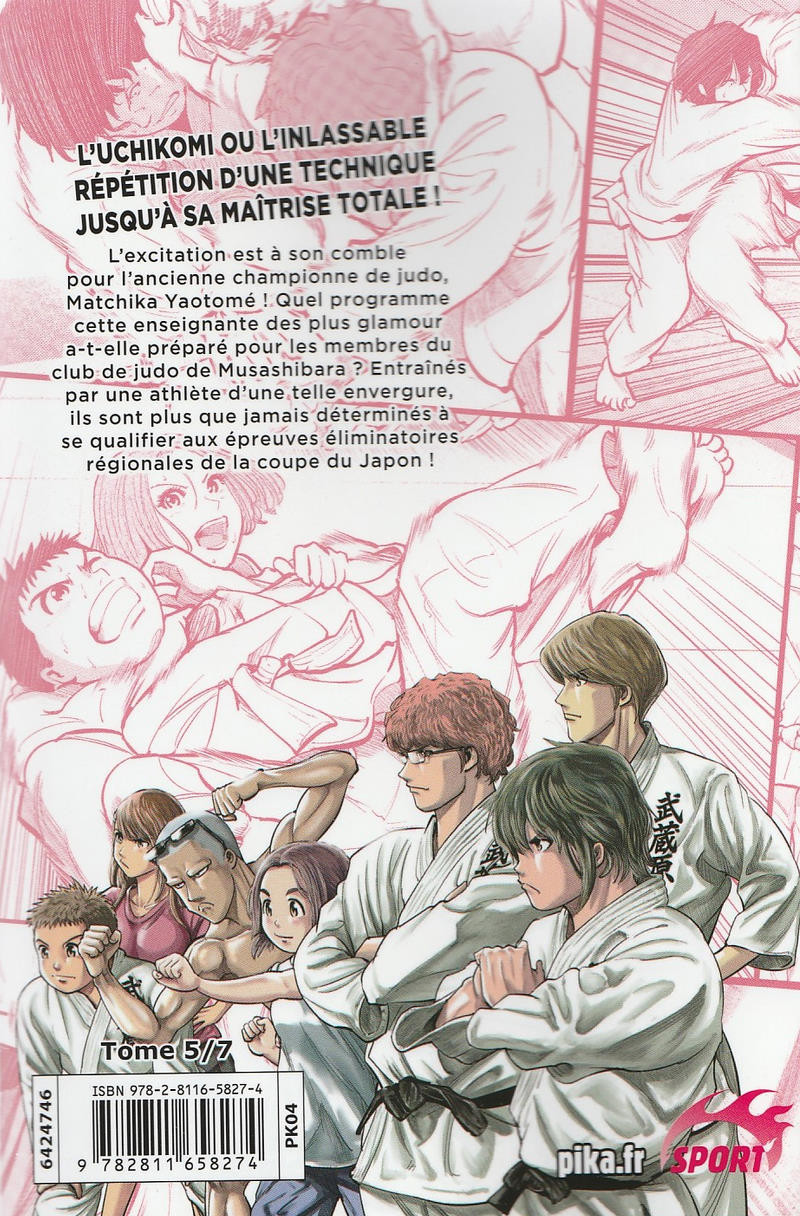 Verso de l'album Uchikomi ! : L'Esprit du Judo 5