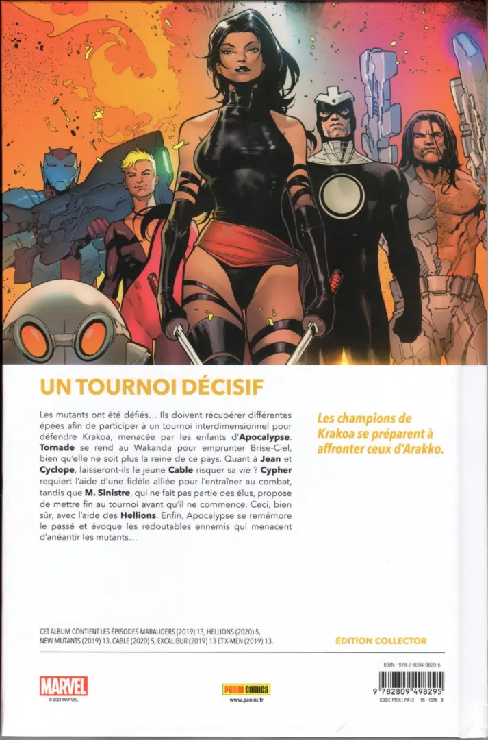 Verso de l'album X of Swords Volume 2/4