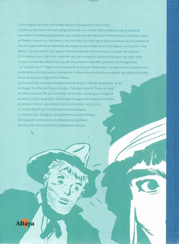 Verso de l'album Tout Pratt Tome 54 Sergent Kirk 4