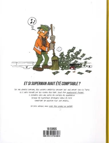 Verso de l'album Supermanne