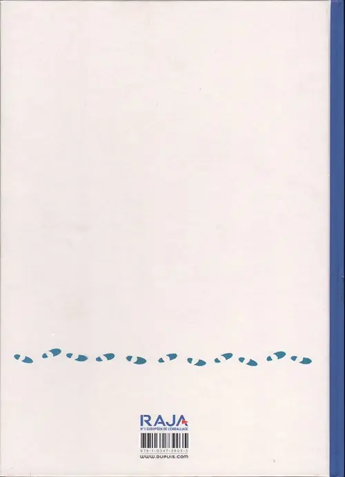 Verso de l'album Gaston Lagaffe fait un carton