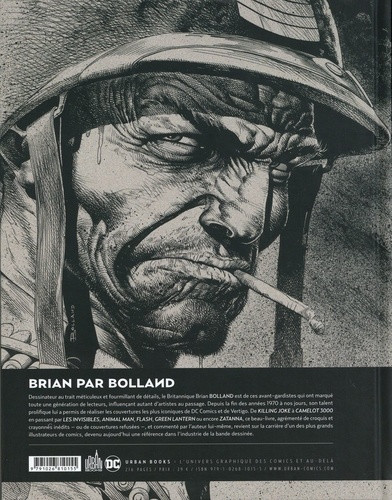 Verso de l'album Brian par Bolland - L'art de la couverture
