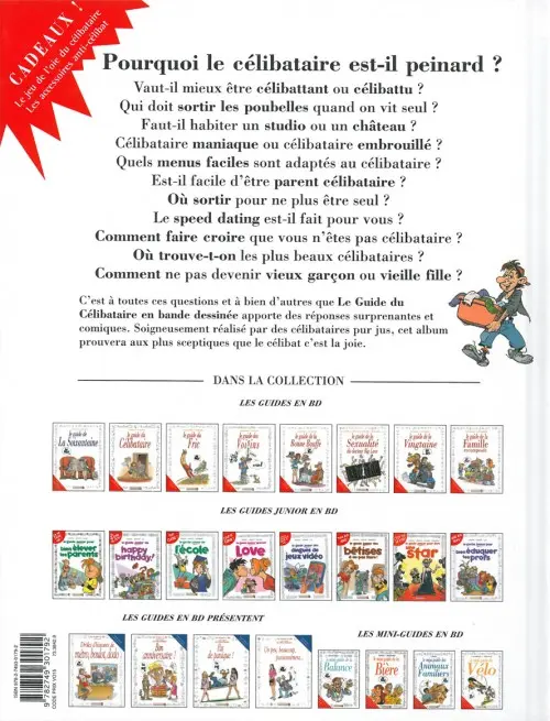 Verso de l'album Le Guide Tome 26 Le guide du célibataire