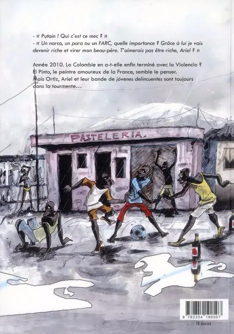 Verso de l'album La Chiva colombiana