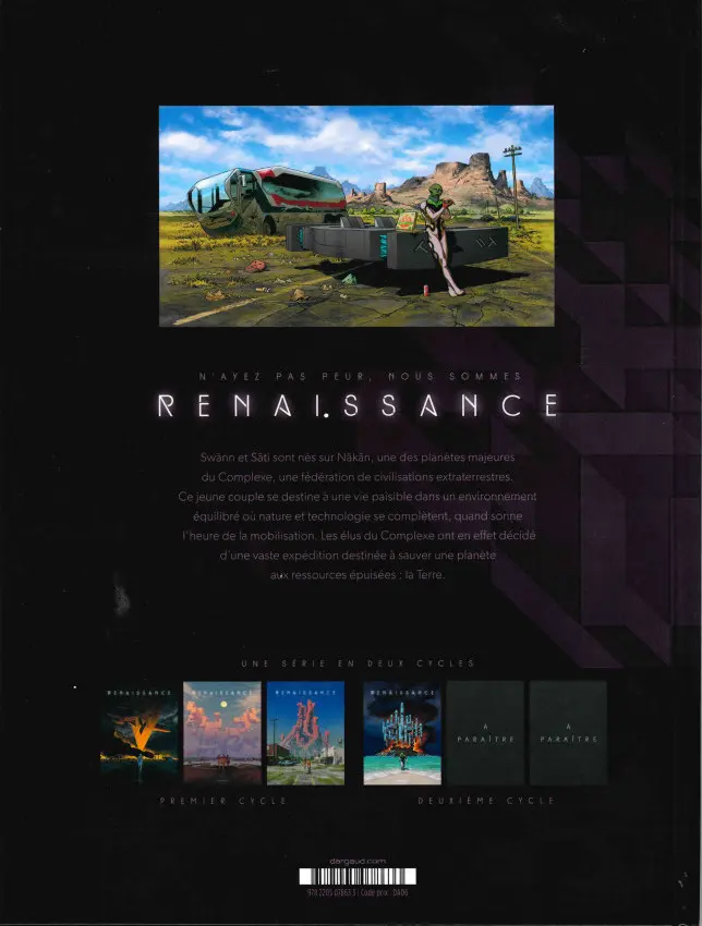 Verso de l'album Renaissance Tome 2 Interzone