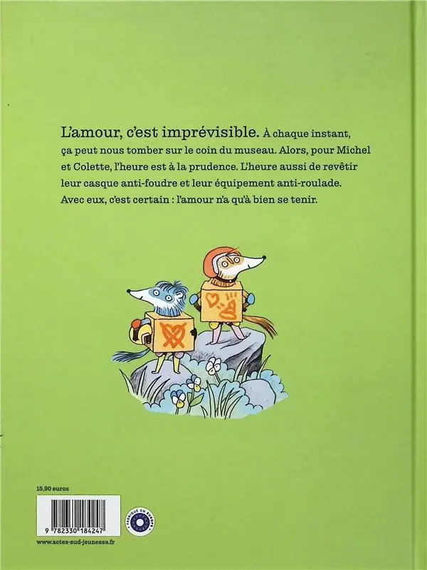 Verso de l'album Amour flou