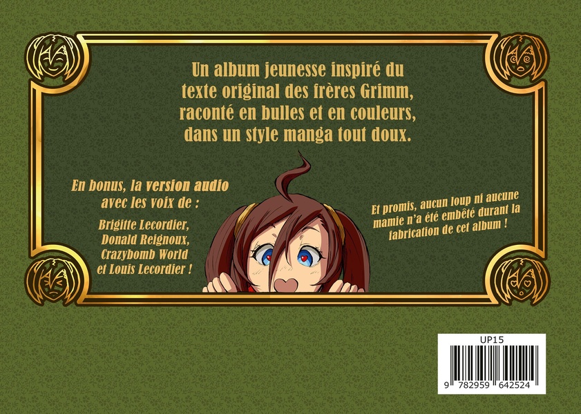 Verso de l'album Le Petit Chaperon Rouge