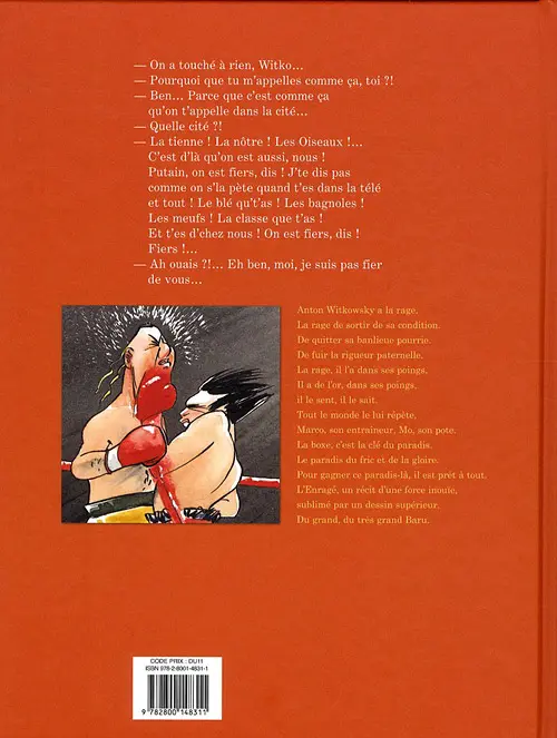 Verso de l'album L'Enragé Intégrale