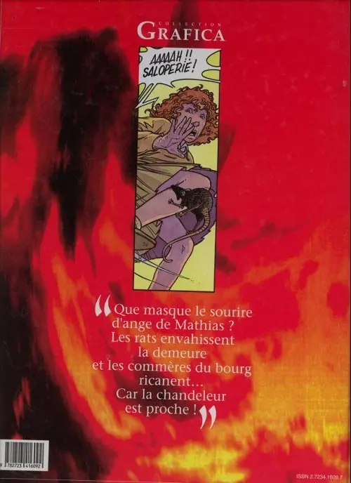 Verso de l'album Feu d'Ange Tome 1 La nuit de la chandeleur