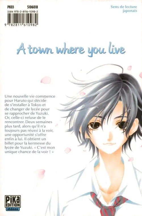 Verso de l'album A town where you live 10