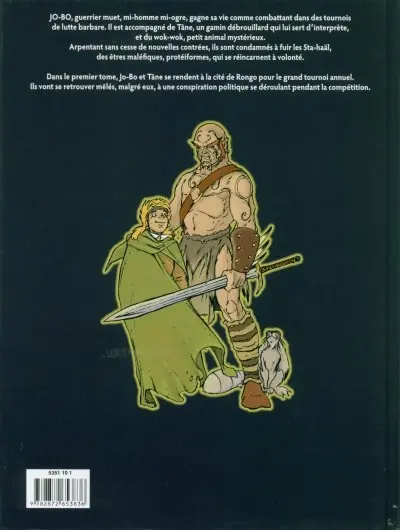 Verso de l'album Jo-Bo Tome 1 Le cratère de Rongo