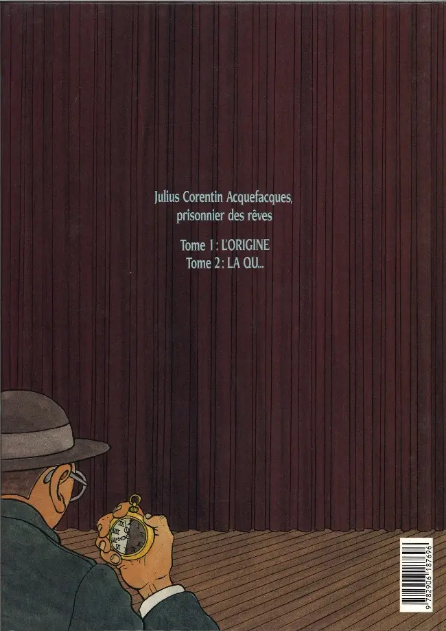 Verso de l'album Julius Corentin Acquefacques Tome 2 La Qu...