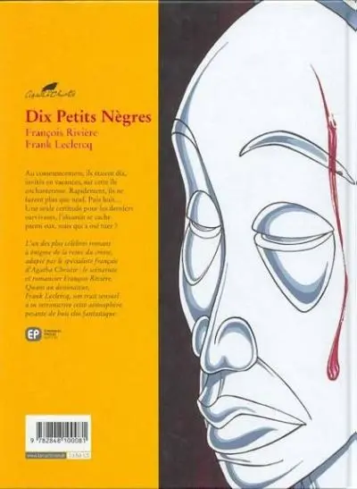 Verso de l'album Agatha Christie Tome 3 Dix Petits Nègres