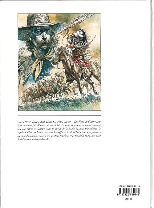 Verso de l'album Lakota