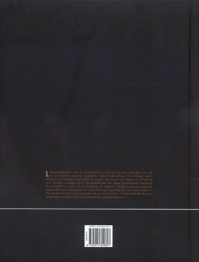 Verso de l'album Agence Barbare Intégrale - Tomes 1 & 2