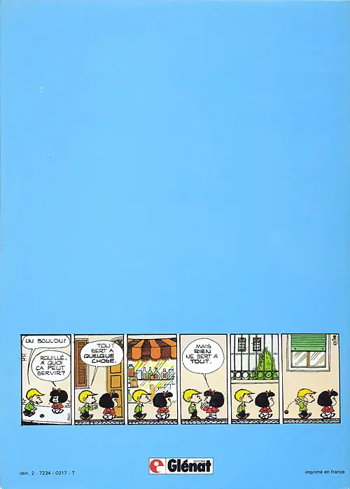 Verso de l'album Mafalda Tome 3 Mafalda revient