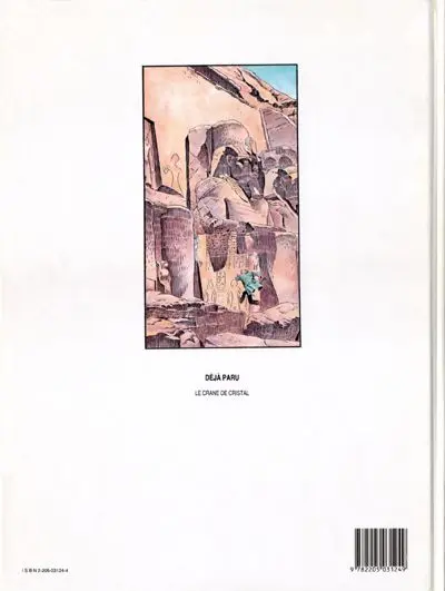 Verso de l'album Marc Jourdan Tome 2 La momie écarlate