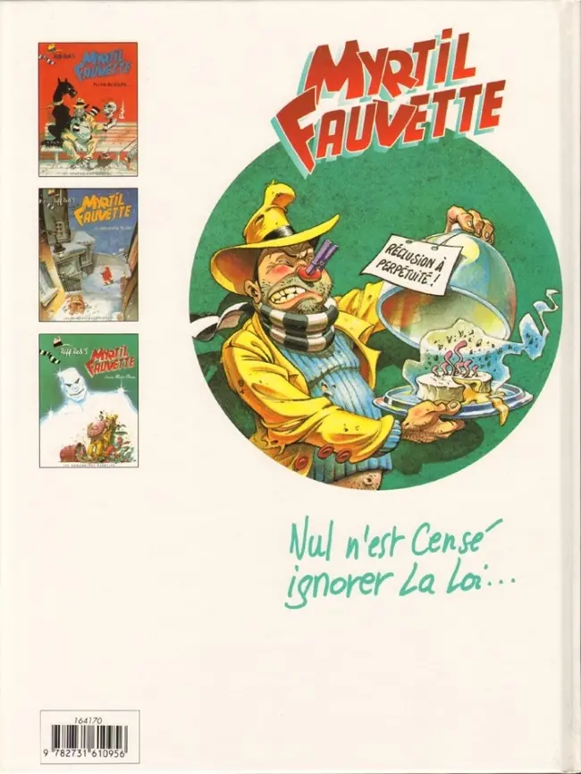 Verso de l'album Myrtil Fauvette Tome 3 Contre Mister Clean