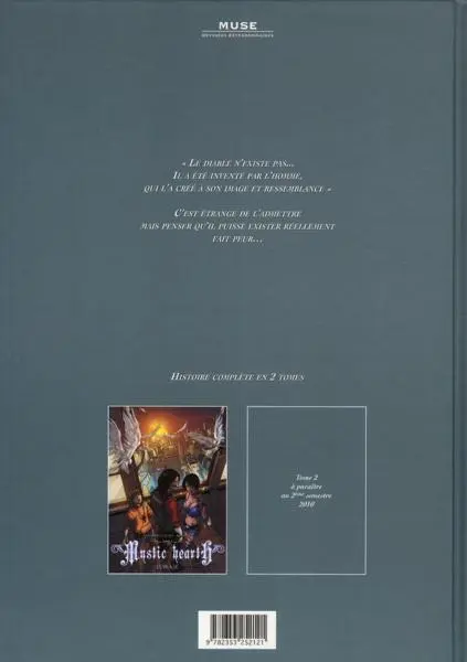 Verso de l'album Mystic hearth Tome 1 Un vol de colombes