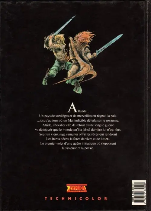 Verso de l'album Allande Tome 1 Le royaume perdu