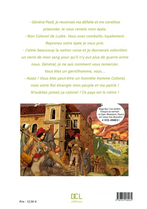 Verso de l'album Paoli Tome 3 Ponte Novu