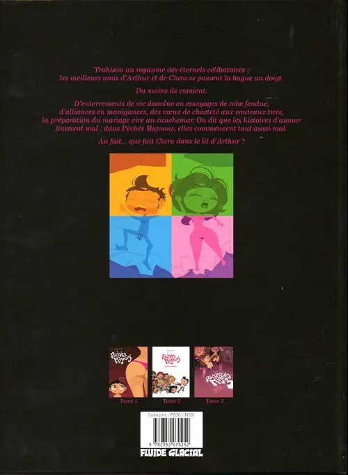 Verso de l'album Péchés Mignons 4