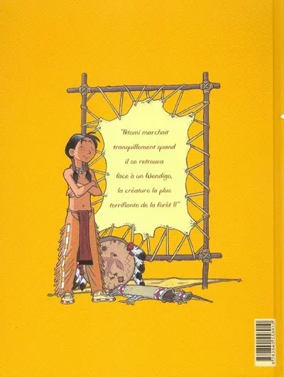 Verso de l'album Popotka le petit Sioux Tome 2 Le Wendigo