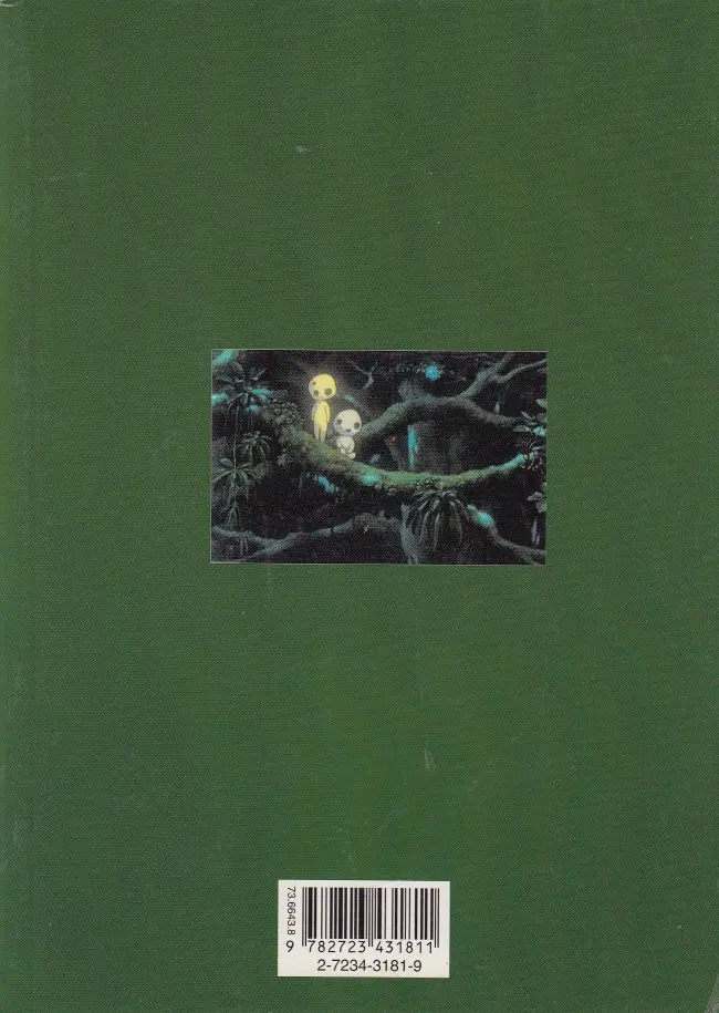 Verso de l'album Princesse Mononoké Volume II