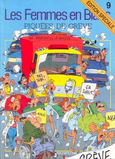 Couverture de l'album Les Femmes en Blanc Tome 9 Piquées de grève