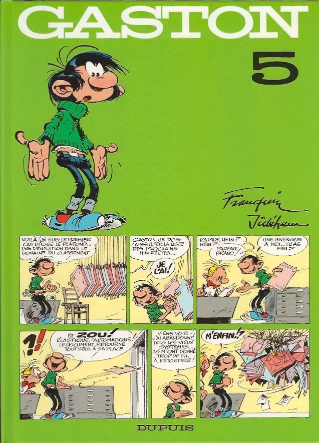 Couverture de l'album Gaston Tome 5 Édition spéciale 40e anniversaire