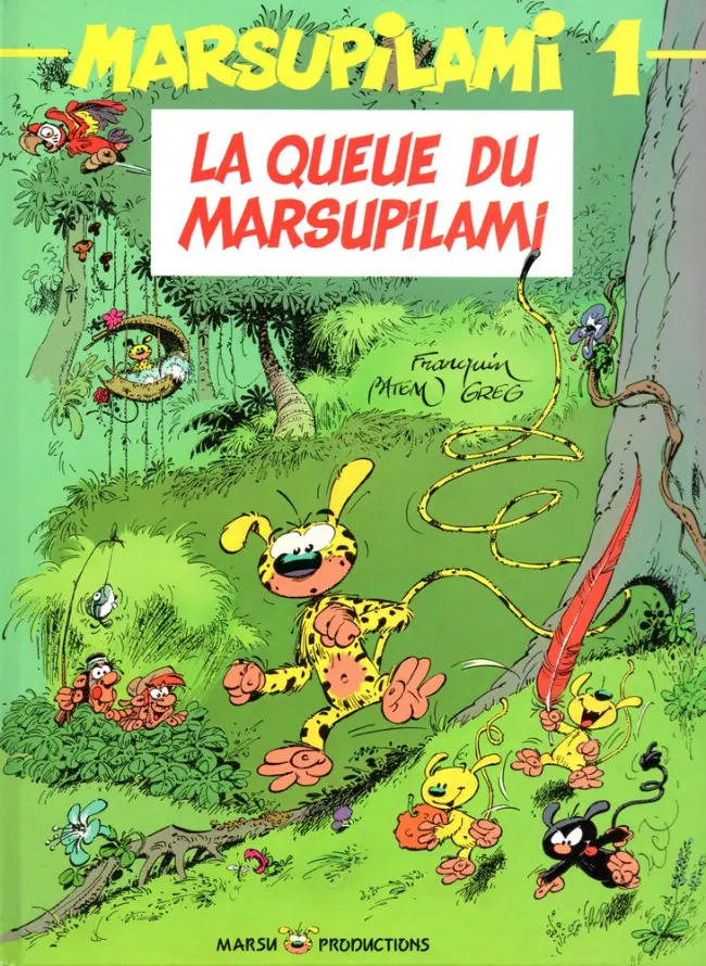 Couverture de l'album Marsupilami Tome 1 La queue du marsupilami