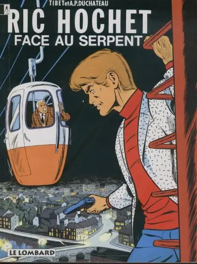 Couverture de l'album Ric Hochet Tome 8 Ric Hochet face au serpent