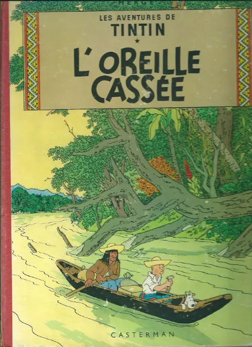 Couverture de l'album Tintin Tome 6 L'oreille cassée