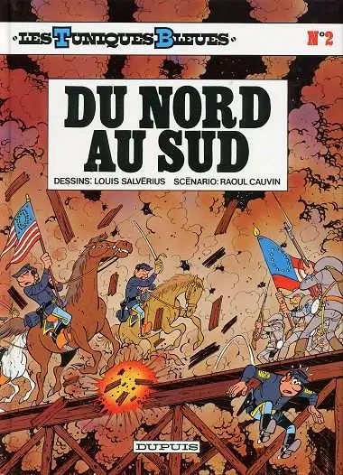 Couverture de l'album Les Tuniques Bleues Tome 2 Du nord au sud