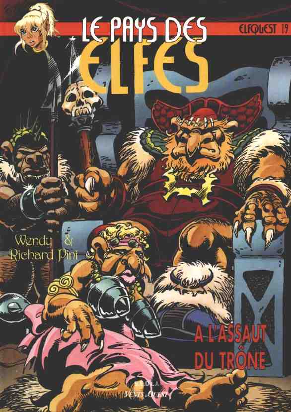 Couverture de l'album ElfQuest - La Fantastique quête des elfes Tome 19 A l'assaut du trône