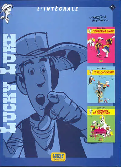 Couverture de l'album Lucky Luke (2002) L'Integrale 15
