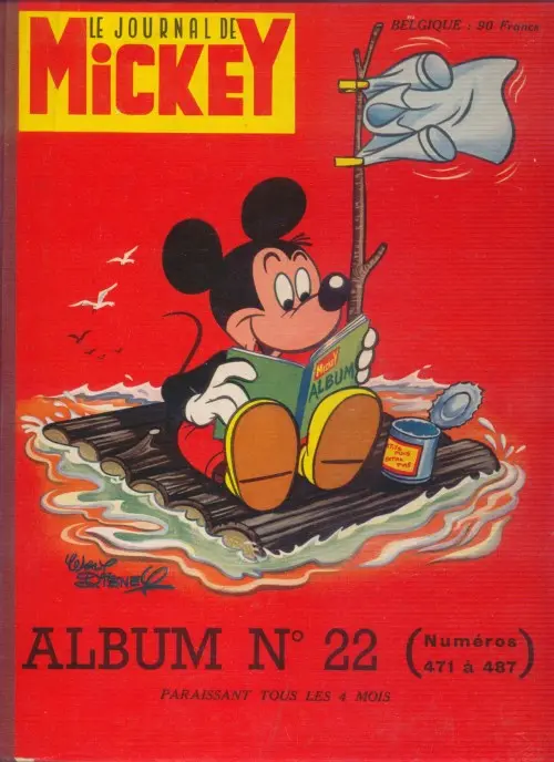 Couverture de l'album Le Journal de Mickey Album N° 22