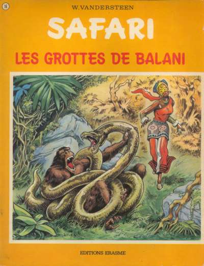 Couverture de l'album Safari Tome 16 Les grottes de Balani