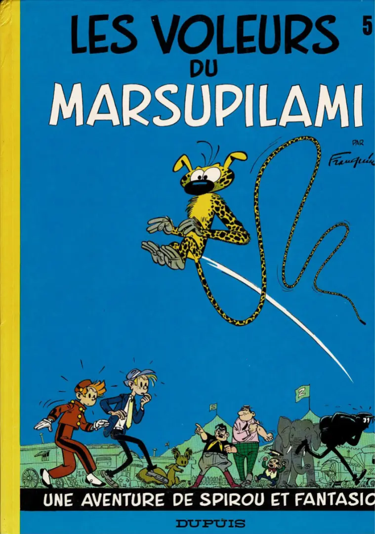 Couverture de l'album Spirou et Fantasio Tome 5 Les voleurs du Marsupilami