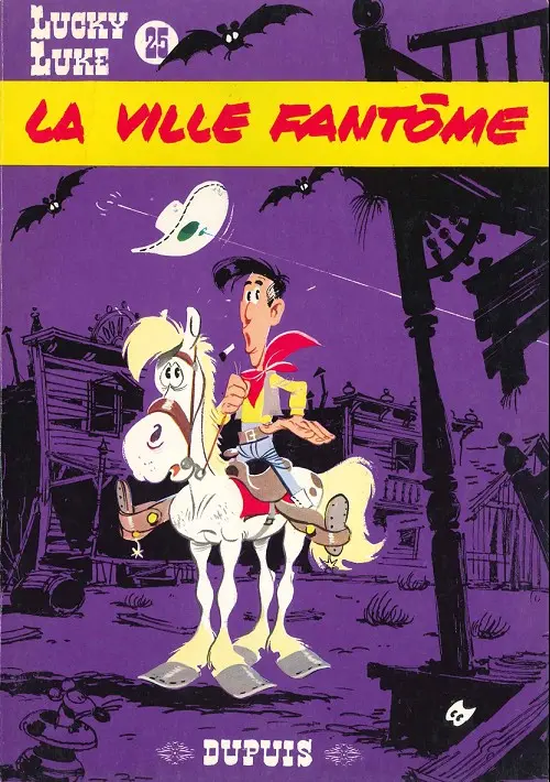 Couverture de l'album Lucky Luke Tome 25 La ville fantôme