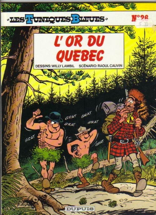 Couverture de l'album Les Tuniques Bleues Tome 26 L'or du Québec