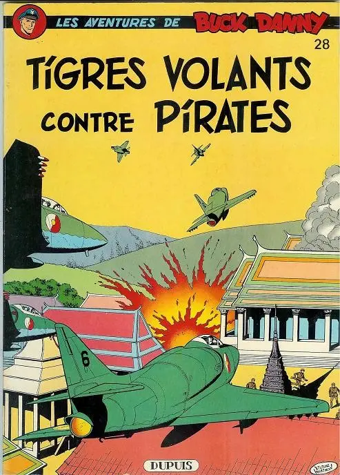 Couverture de l'album Buck Danny Tome 28 Tigres volants contre pirates