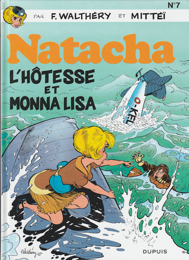 Couverture de l'album Natacha Tome 7 L' hôtesse et Mona Lisa