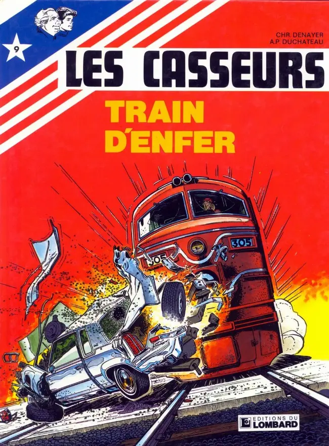Couverture de l'album Les Casseurs Tome 9 Train d'enfer
