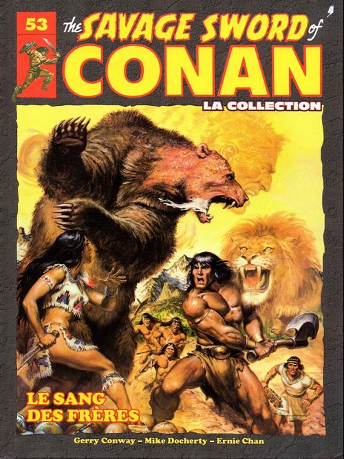 Couverture de l'album The Savage Sword of Conan - La Collection Tome 53 Le sang des frères