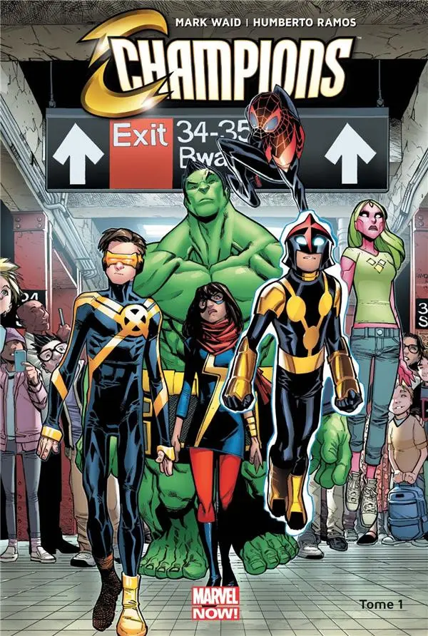 Couverture de l'album Champions Tome 1 Changer le monde