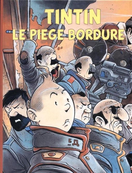 Couverture de l'album Tintin Le piège bordure