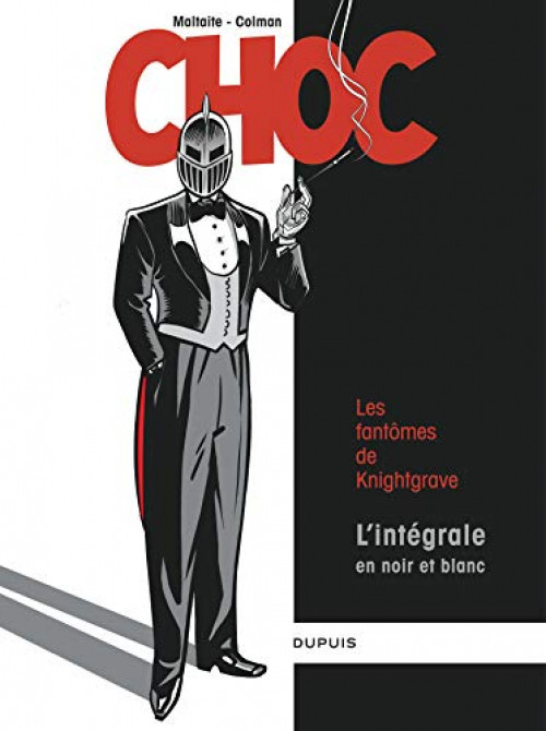 Couverture de l'album Choc - Les fantômes de Knightgrave L'intégrale en noir et blanc