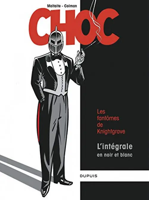 Couverture de l'album Choc - Les fantômes de Knightgrave L'intégrale en noir et blanc
