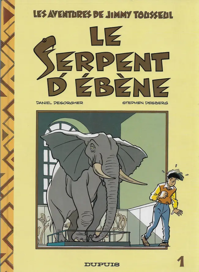Couverture de l'album Les aventures de Jimmy Tousseul Tome 1 Le serpent d'ébène